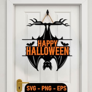 Halloween Bat SVG Bundle: Retro Spooky Designs (Digital Download)