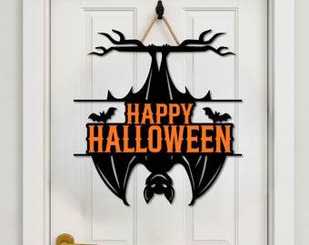 Halloween-Fledermaus-SVG-Bundle: Gruselige Retro-Designs (Digitaler Download)