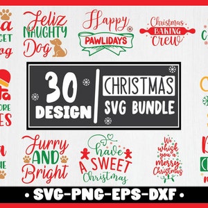 Dog Christmas svg, Dog Bundle svg, Christmas Dog svg, Dog Quotes Svg, Funny Dog Svg, Dog Mom png, Dog Saying svg Cut Files | Cricut