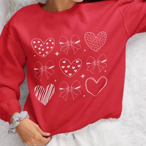 Coquette Valentines Heart Png, Valentine Heart Coquette Svg, Retro geruite Valentijnsdag Svg, Valentijnsdagstrik png, Valentine-shirt png