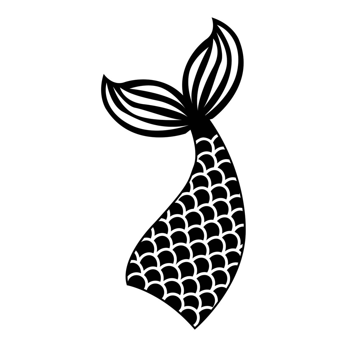 Mermaid Svg Bundle Sea Creatures Silhouette Undersea - Etsy