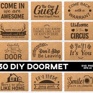 Doormat Sayings Svg, Doormat Quotes Svg, Doormat Cut Files, Funny ...