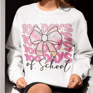 100 Days of School SVG PNG Bundle: Teacher Shirt Design