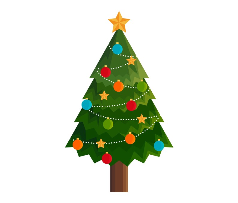 Christmas Tree SVG Cricut  Download Digital Christmas Pine image 1