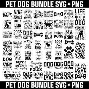 Dog Quotes SVG, Dog Svg Bundle, Dog Saying, Dog Mom svg, Dog Mama, Animal Quotes Text Clipart, Dog Lover svg, Cricut Cut File, Silhouette