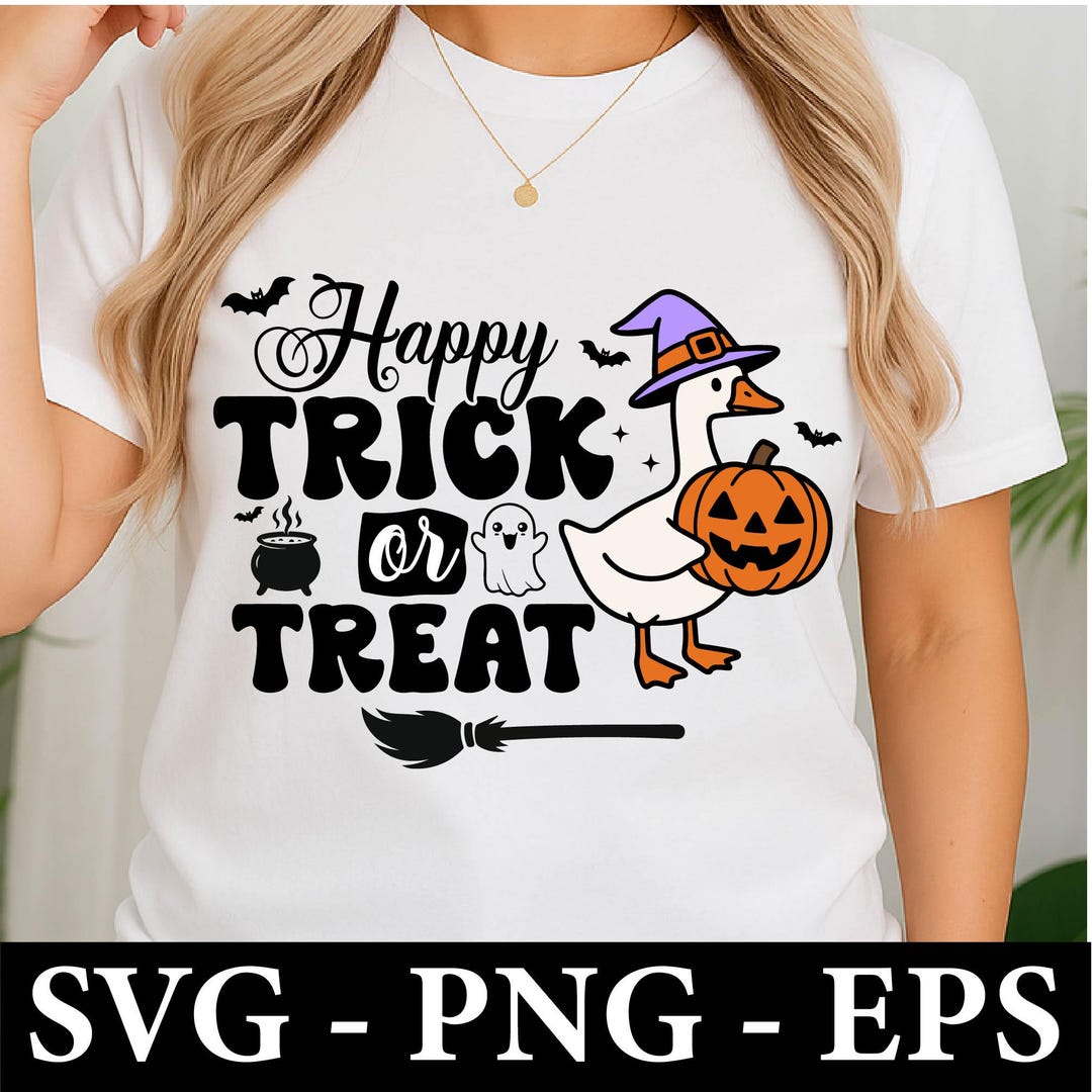 Retro Halloween Trick or Treat PNG: Spooky Season Sublimation Design ...