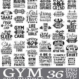 bundels van trainingen svg, training citaten svg, sportschool training svg, fitness SVG, oefening svg, grappige training svg, training gezegden svg bestand knippen