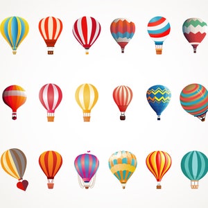 Hete luchtballon SVG bundel, luchtballon clipart, hete lucht ballon PNG, kinderkamer wand decor, babyjongen, digitale download gesneden bestanden voor Cricut