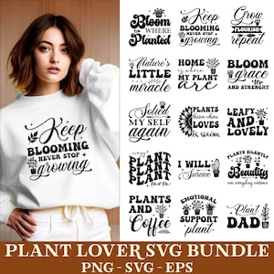 Pflanzenliebhaber-Svg-Bundle, Pflanzen-Svg-Zitate, Pflanzen-Svg-Bundle, Garten-Zitat-Svg, Pflanzenmama-Svg, lustiges Pflanzenzitat, Pflanzen-Svg-Dateien für Cricut