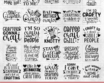 Crafting Svg Bundle, Craft Room Svg, Crafting Quote Svg, Craft Shirt Svg, Craft Svg Files, Sewing Svg, Funny Craft Quote Cut File For Cricut