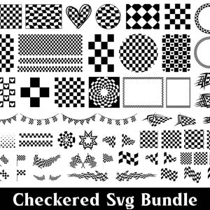 Damier Bundle Svg, Clipart damier, Svg damier, Png damier, Svg damier pour chemise, Svg damier