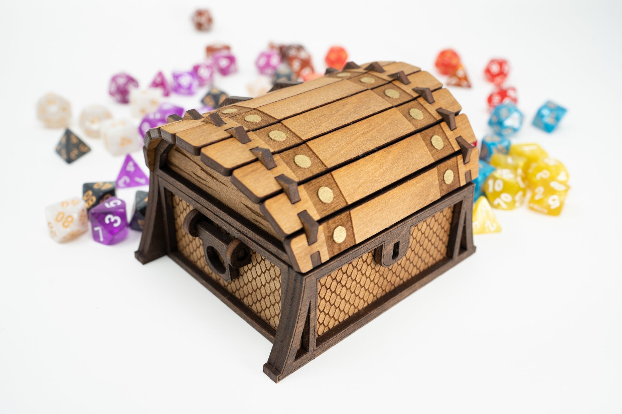 Treasure Box Design Laser Cut Files - Treasure Chest SVG, Laser Cut Box Template, Box Svg ...