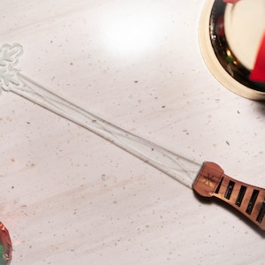 Santa Wand Laser Cut Digital Download - Christmas SVG for Glowforge and laser cutting machines