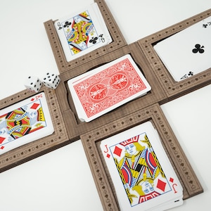Fichiers découpés au laser, passe-partout, porte-cartes à jouer, svg pour porte-cartes, fichiers glowforge, svg glowforge, convient à toutes les tailles de matériau !