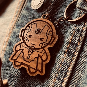 Vision (walnut) Keychain