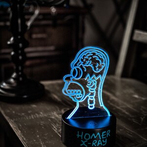 Limited Edition Blu Crayon - X-Ray  Nite Light