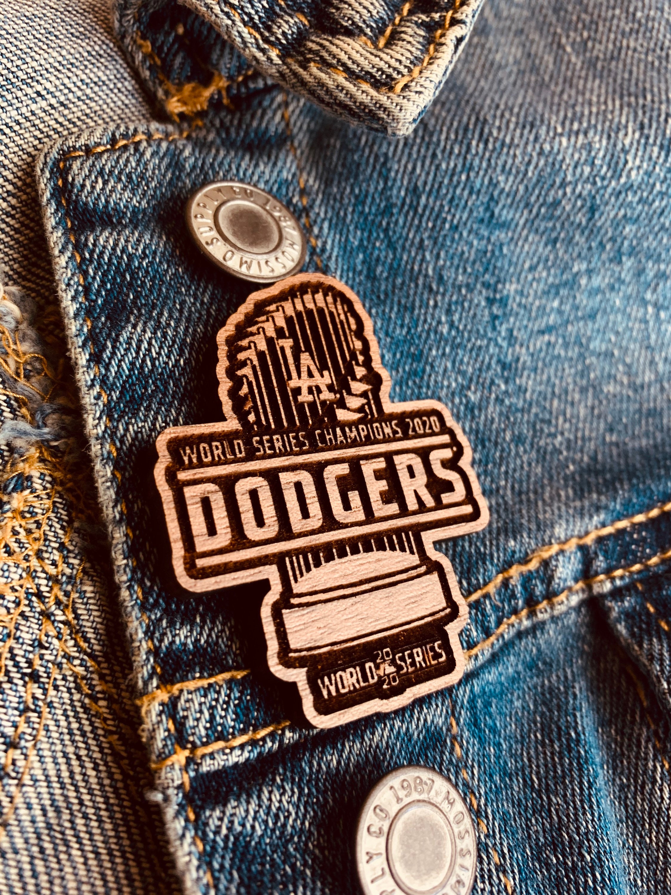 Los Angeles Dodgers 2020 World Series Pin