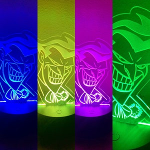 90’s cartoon Joker Night Light