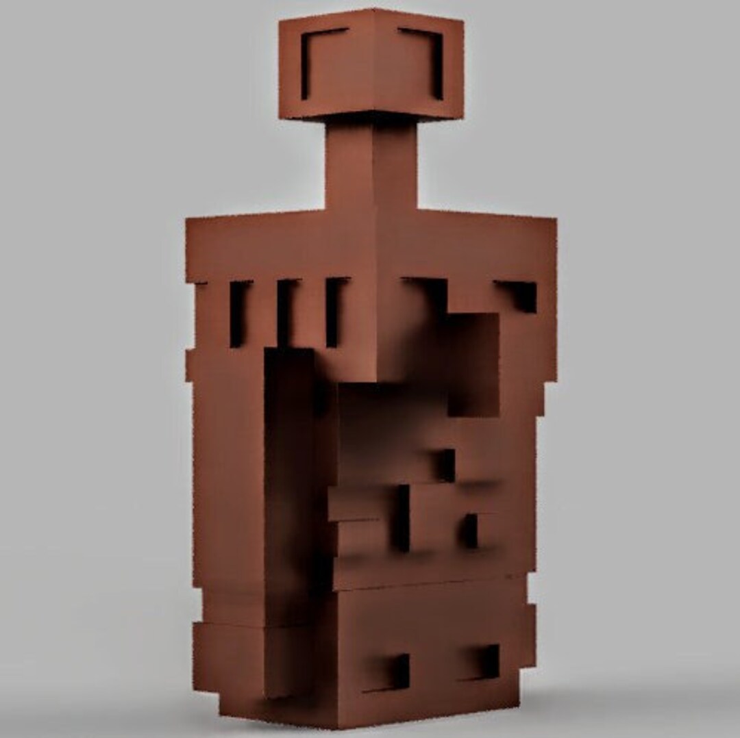 Minecraft Copper Golem STL Etsy