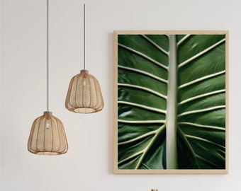 Green and Beige Wall Art Print | Printable Wall Art, Plant Poster, Wall Decor, Digital Prints, Gallery wall Art, Plants, Plant art,
