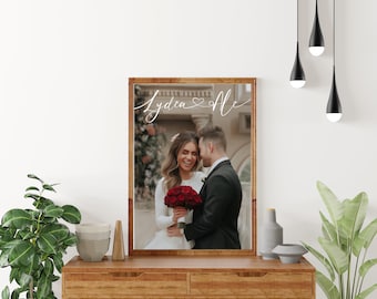 Realistic Custom Couple Portrait | Royal Portrait, 10 Year Anniversary, Art Commission, Couple Line Portrait, Illustration Wedding Portrait