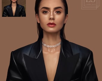 Custom Realistic Digital Illustration |  Portrait For Work, Team Portraits