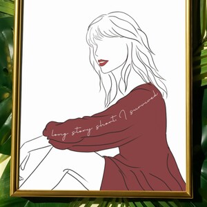 Taylor Swift Poster | Taylor Swift, Taylor Swift Stickers, Taylor Swift Merch, Swiftie merch, Folklore, Taylor Swift Gift, Taylor Swift Art image 2