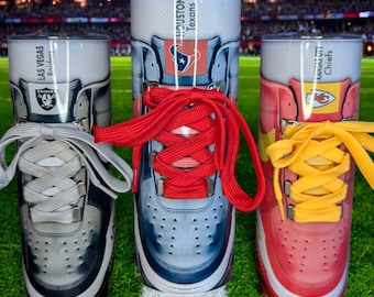 Football Sneaker Tumbler with Laces