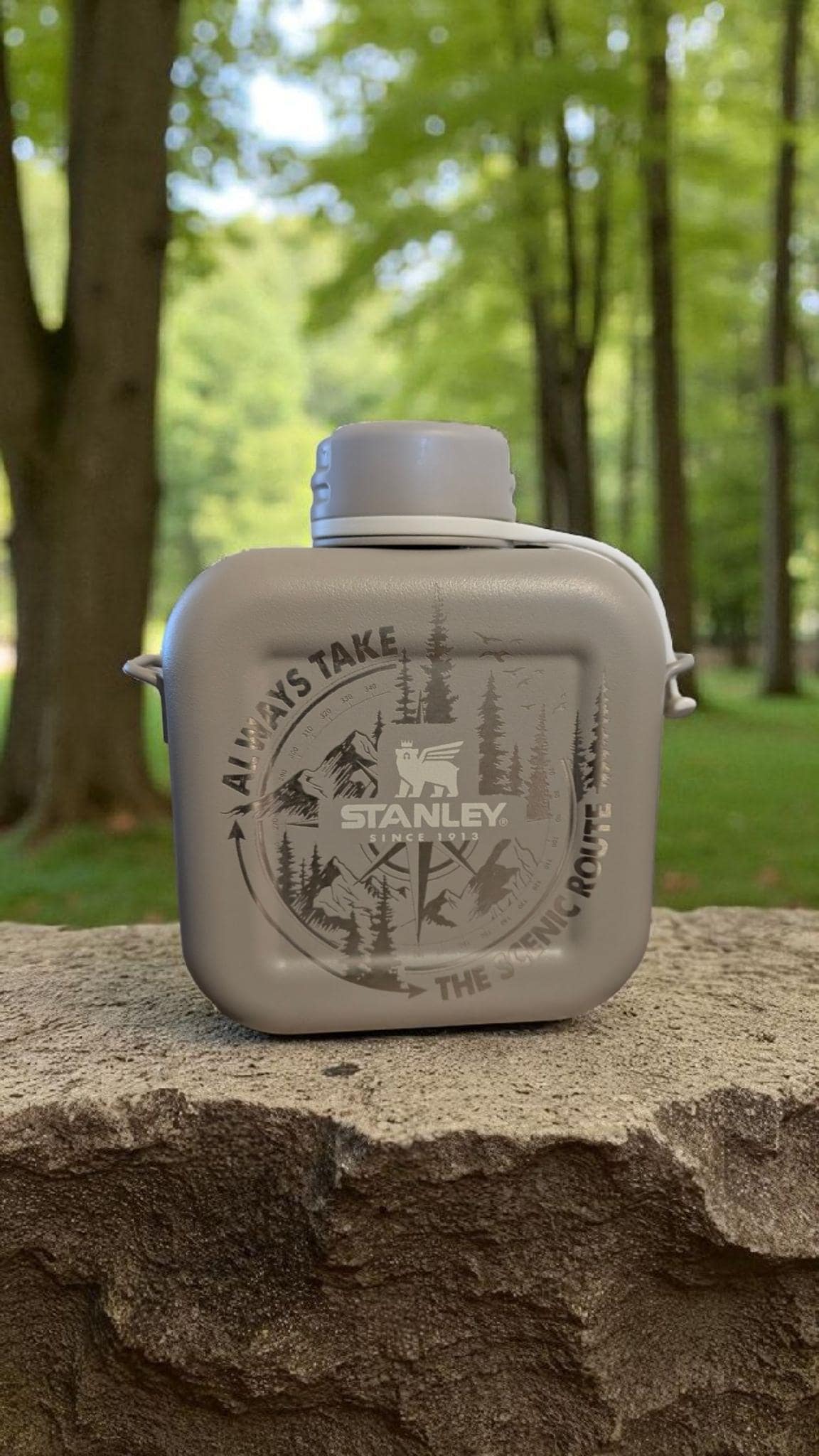 Stanley 25oz Next X Nature Canteen Personalized Laser Engraved