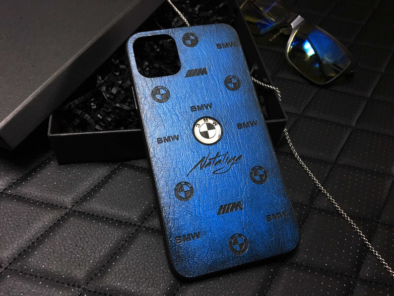 Case Phone Auto Logo Samsung S9 Plus Case Phone Leather Black