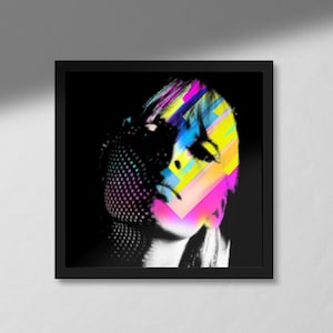 NICO II. Velvet Untergrund / Gerahmte Wandkunst / Musik Kunst / Graffiti Kunst / Ltd. Editionen von 25 / Premium Qualität, Umweltfreundlich