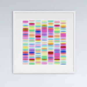 DNA PROFILE. Framed Print / Premium quality, Eco friendly