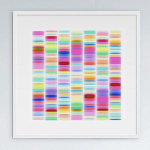 DNA PROFILE. Framed Print / Premium quality, Eco friendly