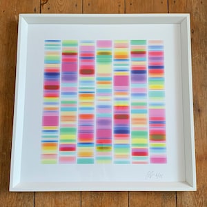 DNA PROFILE. Framed Print / Limited editions of 25 / Premium quality, Eco friendly / Available in 3 sizes