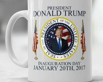 Trump Coffee Mug The 45th President On The United States Funny Gift... Donald J