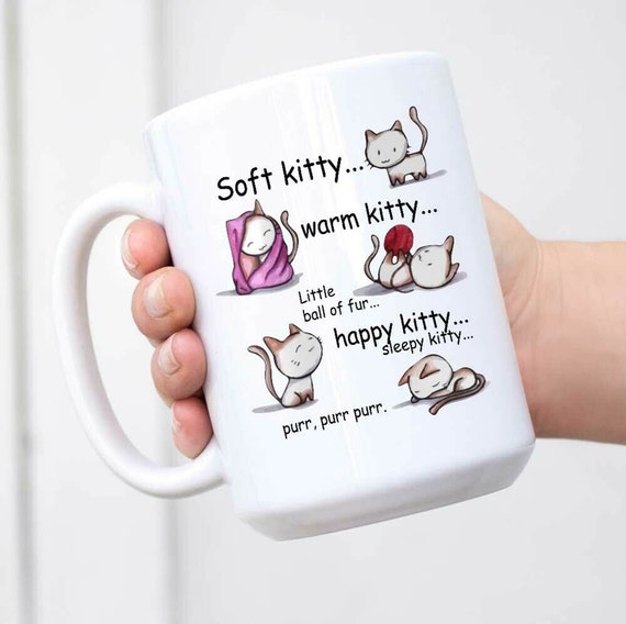 Soft Warm Kitty Coffee Mug Funny Cat Cup Mug Cute Gift For Cat | Etsy