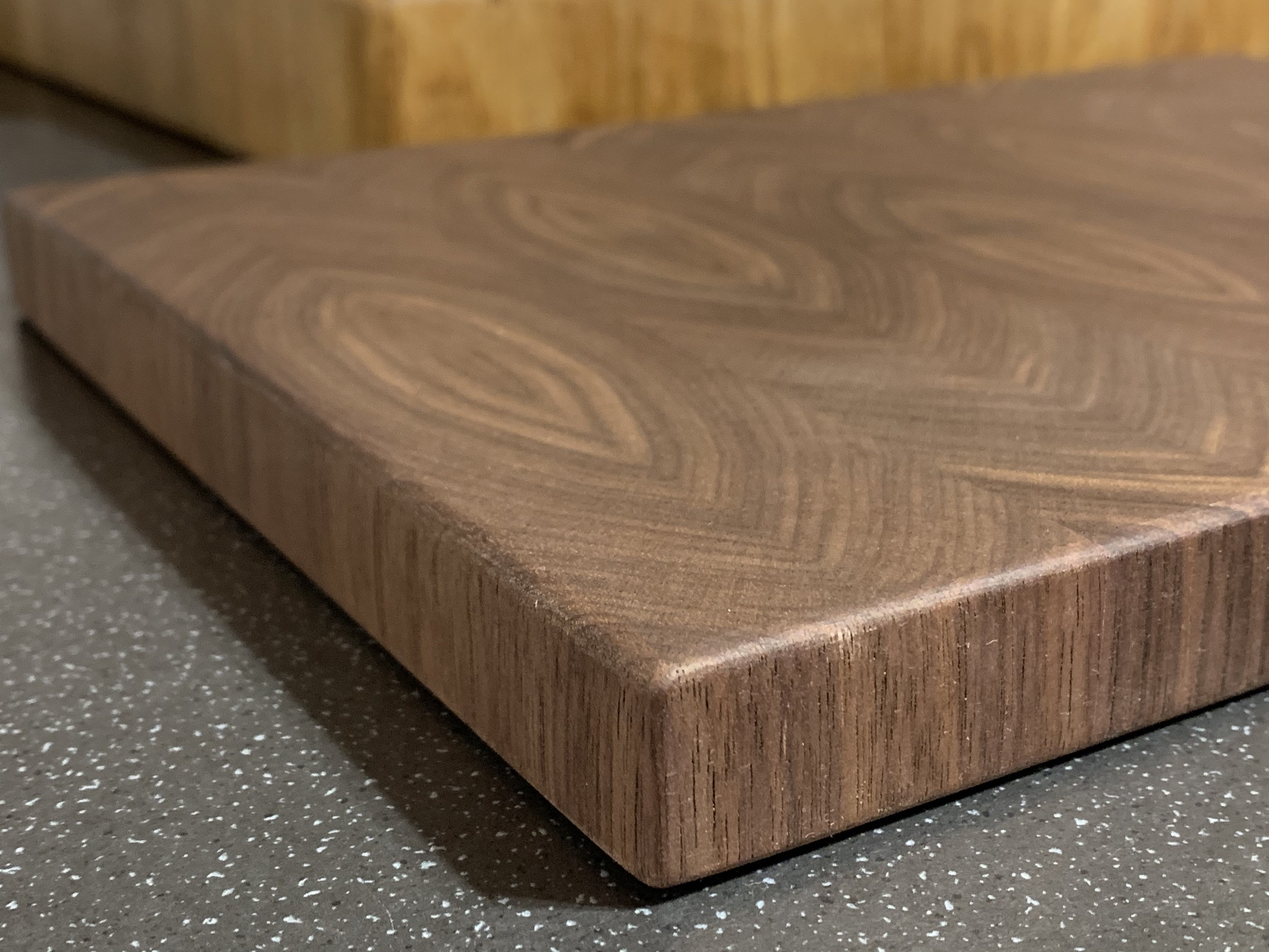 Solid Walnut end grain chopping board Etsy