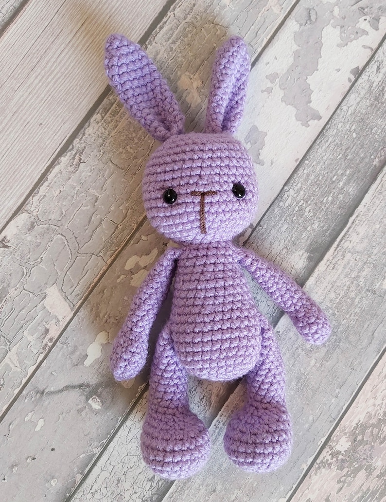 Bunny Rabbit Crochet Pattern Beginner Friendly A No Sew - Etsy UK