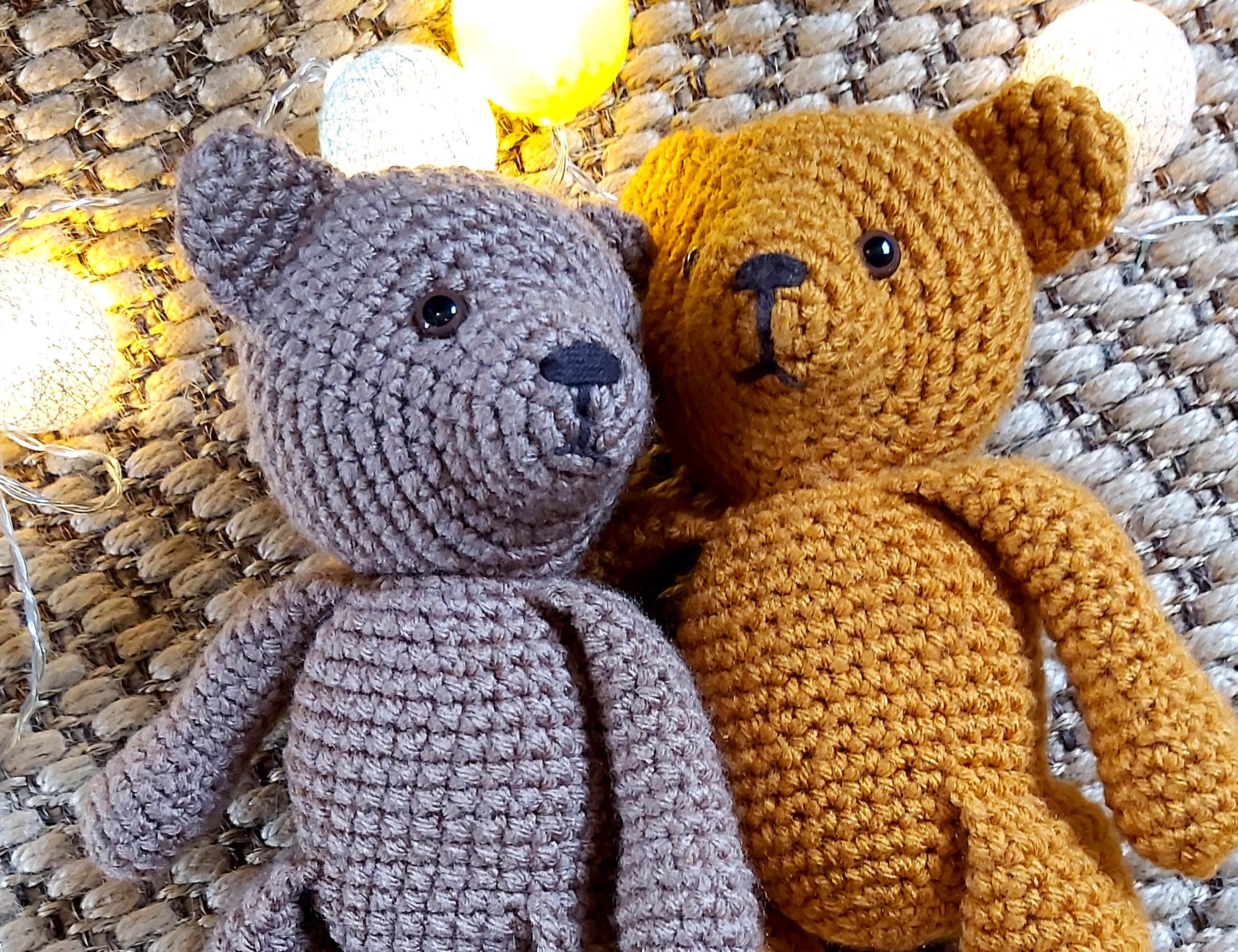 Teddy Bear Crochet Pattern A No Sew Project Beginner | Etsy UK