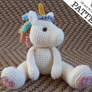 Unicorn Crochet Pattern | A No Sew Project | Beginner friendly pattern | Perfect baby shower gift | Keepsake toy | Digital download pdf