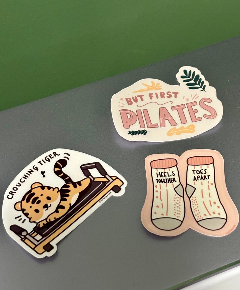 Pilates Sticker Bundle | Crouching Tiger | I Love Pilates | Motivation ...