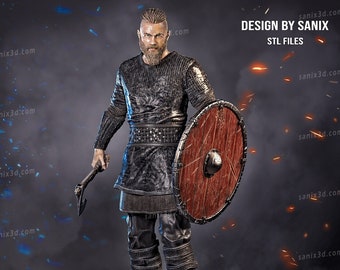 Ragnar Lothbrok Vikingbeeldje - De Veroveraar van de Noorse Zeeën