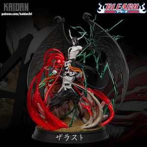 Diorama Ichigo Vasto Lorde contre Ulquiorra 2ème Resurrection de Bleach image 1