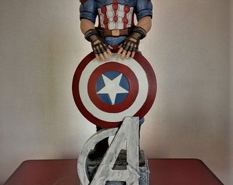 Captain America-figuur - Perfect voor Marvel-fans!