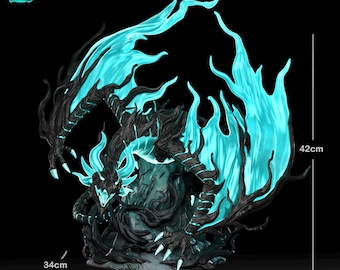 Kaisel Figurine – Solo Leveling | 3D Resin Dragon (Painted or Unpainted)
