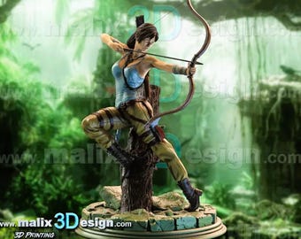 Lara Croft Tomb Raider-figuur - Hoogwaardig verzamelobject - Perfect cadeau voor Tomb Raider-fans