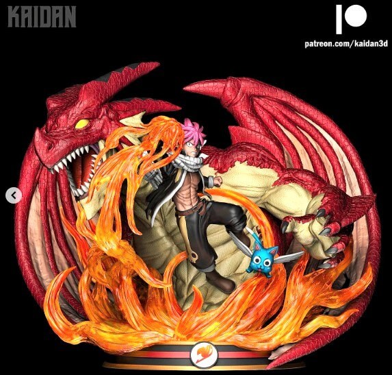 FAIRY TAIL - Natsu Dragneel - Figurine Neon by Tsu... chez