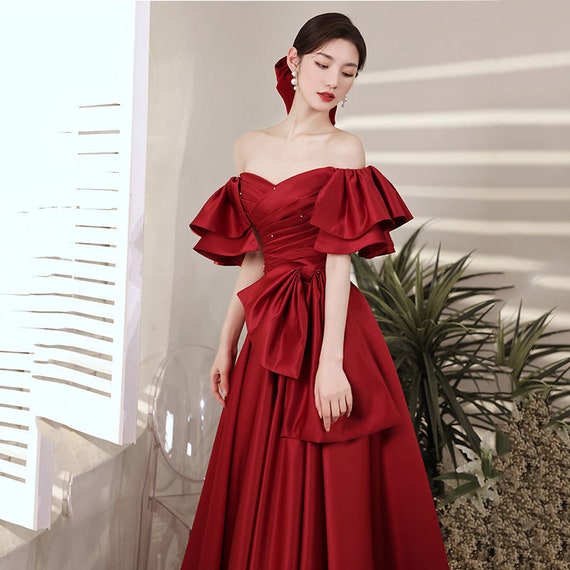 red gown for women