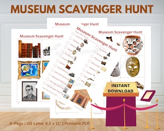 Museum Scavenger Hunt - Printable Adventure for All Ages