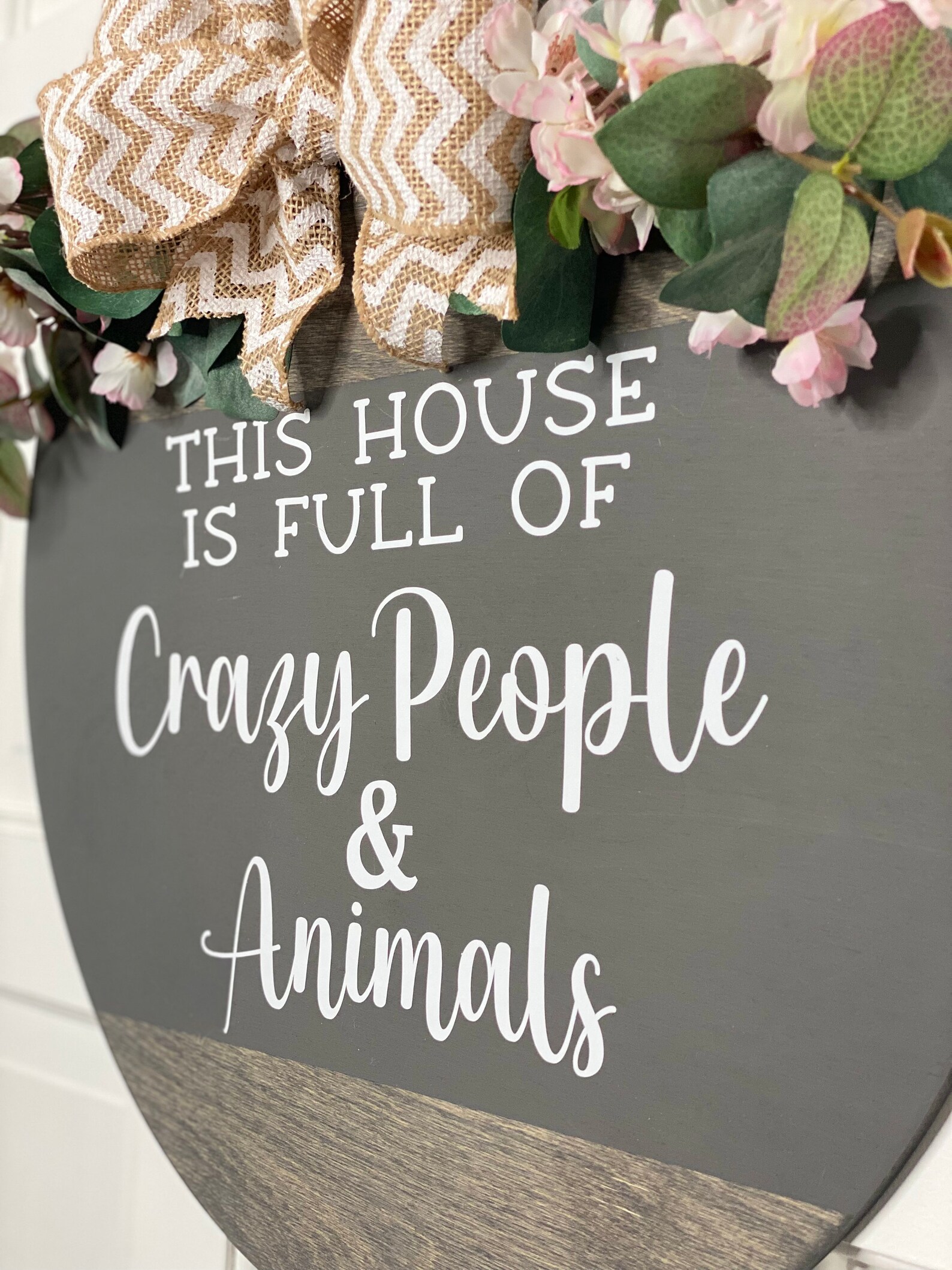 Funny Door Sign / Door Sign / Door Hanger / Animal Door Sign / Etsy